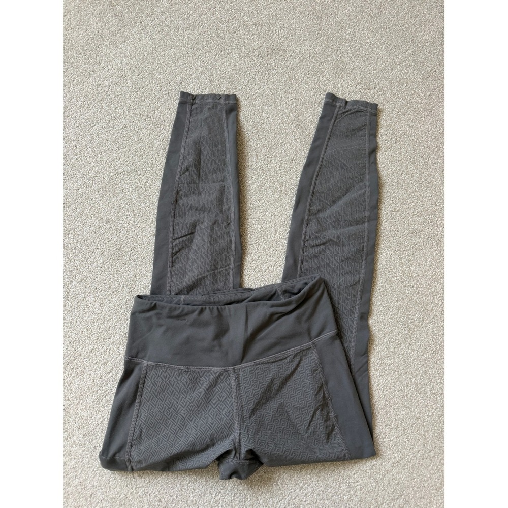 Kuhl Outdoor Performance Leggings Size S Gray Textured Side Pocket